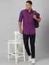 Men Pink & Blue Checked Sustainable Casual Shirt