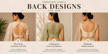  Most-Wanted Simple Back Blouse Designs for 2026 Weddings