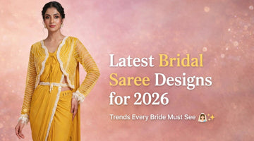 Latest Bridal Saree Designs for 2026: Trends Every Bride Must See 👰✨