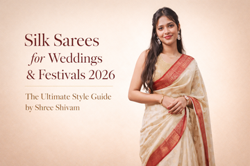 Silk Sarees for Weddings & Festivals 2026: The Ultimate Style Guide by Shree Shivam