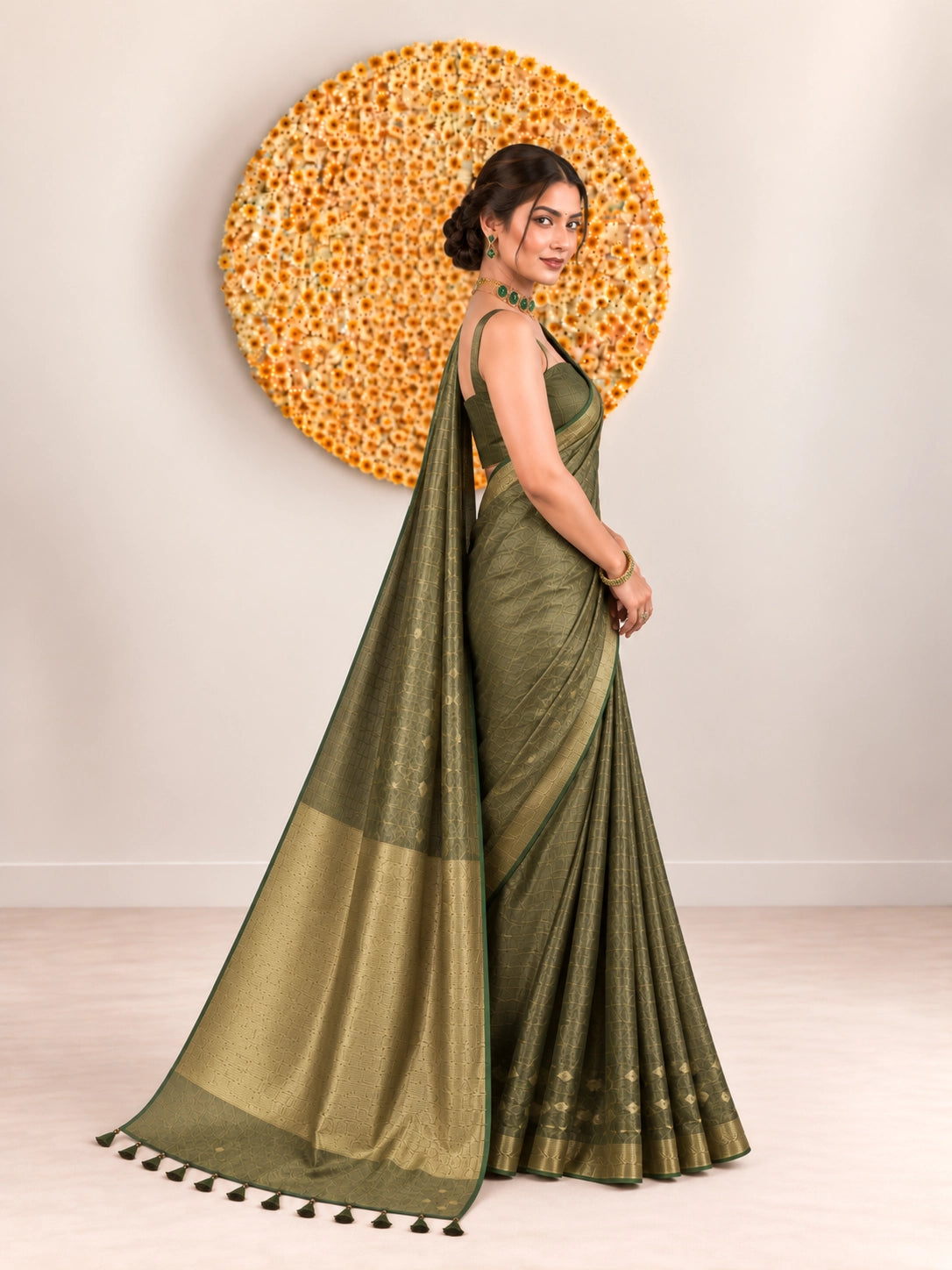 Art Silk Woven Saree with Designer Border