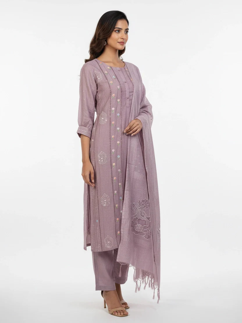 Teal kurti with dupatta