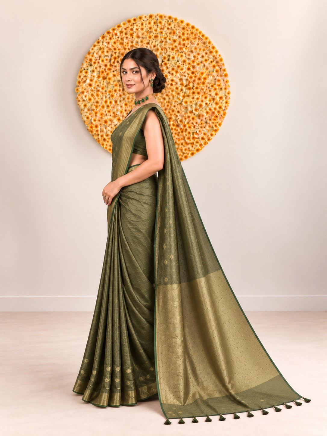 Art Silk Woven Saree with Designer Border