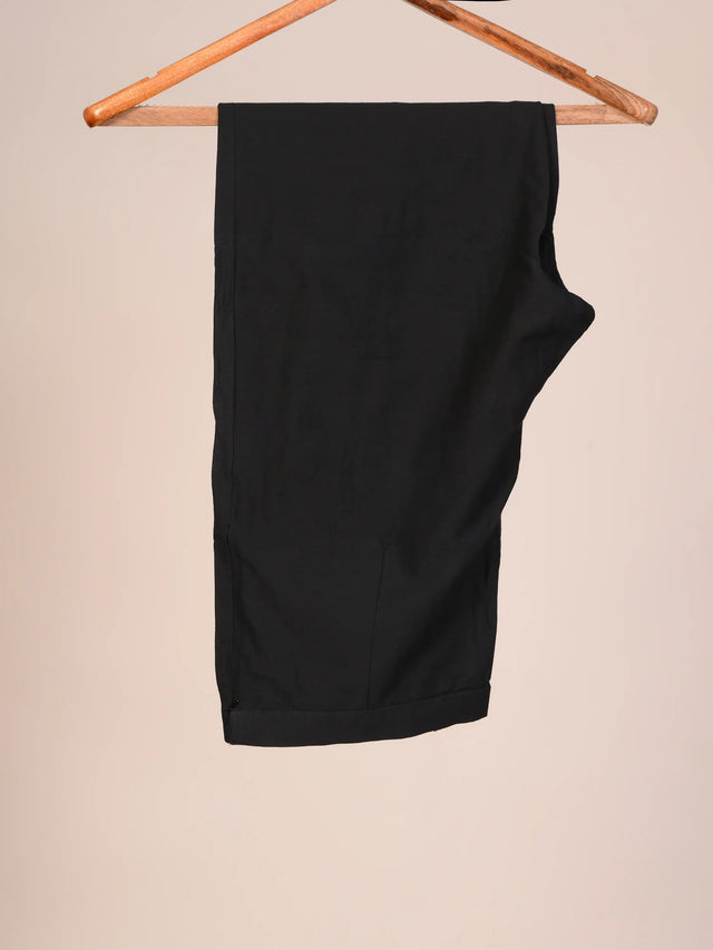 Black kurti set with Thread Work