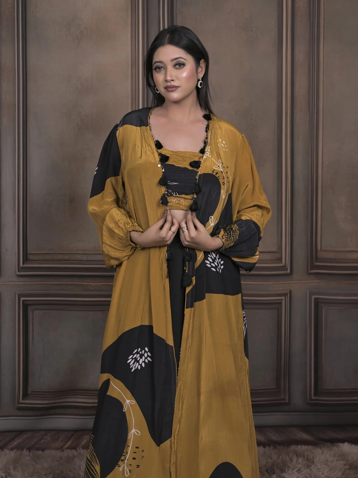 Statement Indo-Western Jacket Style Outfit