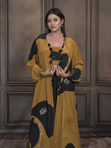 Statement Indo-Western Jacket Style Outfit