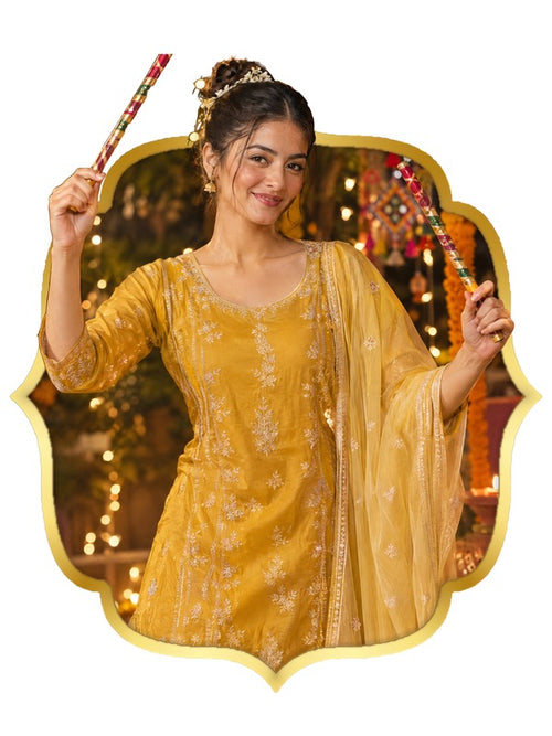 Mustard co-ord set, garba night
