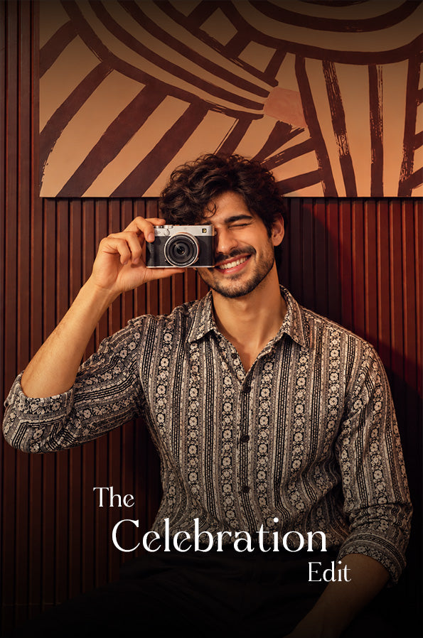 The Celebration Edit — men's printed shirt